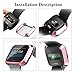 Case for Fitbit Versa, Haojavo Soft TPU Slim Fit Full Cover Screen Protector for Fitbit Versa Smartwatch Accessories