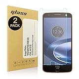 [2-Pack] Motorola Moto Z Force Droid Glass Screen Protector,SupThin Motorola Moto Z Force Droid Screen Protector Tempered Glass-Transparent -0.25mm Screen Protection HD Ultra Clear
