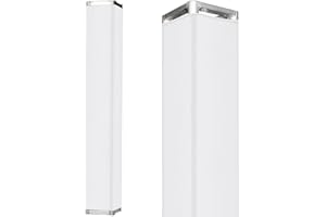 WIBEELEE 2PCS Thick White Truss Cover - High Elasticity Scrim Sleeve for 6.56 ft x 12 in Box Truss - Ideal for Wedding, Performance,Concert Decorations