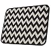 BDK USA Line Design (Chevron/Zigzag) Carpet Floor Mats (White)
