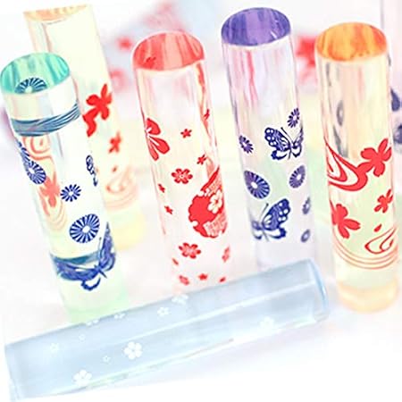 Amazon 印鑑 かわいい はんこ かわいい 印鑑 女性 銀行印 なごみ印 12 0mm 認印 Hk0 カラフル はんこ おしゃれ 子供 印鑑 銀行印 子供 個人用印鑑 文房具 オフィス用品