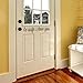N.SunForest Door Decal Sticker Modern Farmhouse Style 23.5