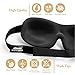 Upgraded Magnetic Sleep Mask for Women Men & Kids, Ehomi Eye Mask Eye Cover for Sleeping, Blindfold 3D Contoured Sleeping Mask, Great for Nighttime, Travel, Shift Work & Meditation, Black