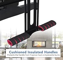 Mount It Fireplace Tv Mount Heavy Duty Mantel Tv Mount Pull Down