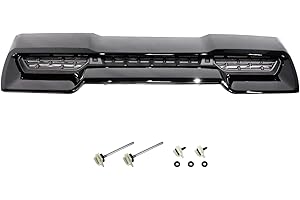 1409KMT Black Plastic Hood Air Vent Fits for 2020 2021 2022 2023 GMC Sierra 2500HD 3500HD Diesel 6.6L 84802216