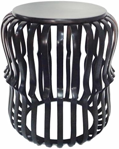 JWLC Imports 811047 Accents Aluminum Stool/Side Table, 17" by 17" by 18.5"