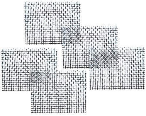 Luffy Moss Wall Mesh Kit (5 pcs) - Stainless Steel, Strong and Flexible, Enhance Aquarium with a Luscious Green Moss Wall or Moss Floor: Easy to Use with All Aquatic Plants Including Java and Pellia