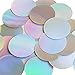 40mm Sequins Silver Lazersheen Round Paillettes. Made in USA.