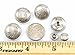 Conchos Rope Edge Rivet Back 1/2