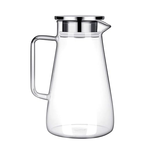 LZXSHUIHU Jarra de Vidrio de 1500 ml, Seguridad de ...