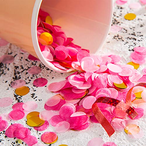 image for MOWO Tissue Paper Confetti Circle Dots for Table Wedding Birthday Part
