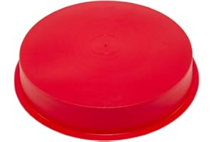 Caplugs T-1100 T Series – Plastic Tapered Cap and Plug, 20 Pack, Red LD-PE, Cap OD 6.09" x Plug ID 6.35" Protective Closures, Dust and Moisture Seals, MIL Spec, SAE Fittings, Hydraulic, EZ Remove