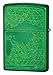Zippo Iced World Meadow Lighter, Green, 5 1/2 x 3 1/2cm