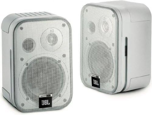 Y5I - JBL CONTROL ONE PRO 2 WAY 100W WHITE SPEAKERS PAIR