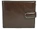 Visconti Monza 5 Quad Fold Soft Leather Italian Glazed Wallet (Brown)