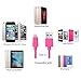 LINKPIN 10ft PVC USB Sync Cable with Lightning Connector [Apple Mfi Certified] for iPhone 7/7 Plus / 6s / 6s Plus / 6/6 Plus, iPad Pro Air 2 and More (Pink)
