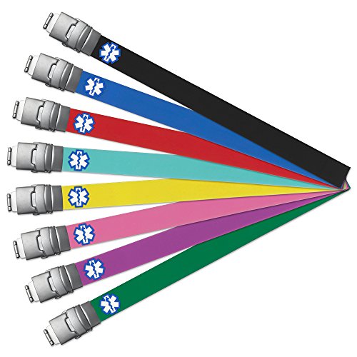 Sport Medical Alert Bracelet Replacement Band and Clasp