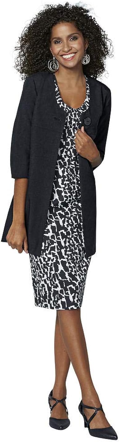 white sheath dress with jacket