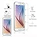 [2 Pack] Galaxy S6 Screen Protector, MaxTeck 0.26mm 9H Anti-Bubble Tempered Shatterproof Glass Screen Protector Film for Samsung Galaxy S6 [NOT Support Samsung S6 Edge]