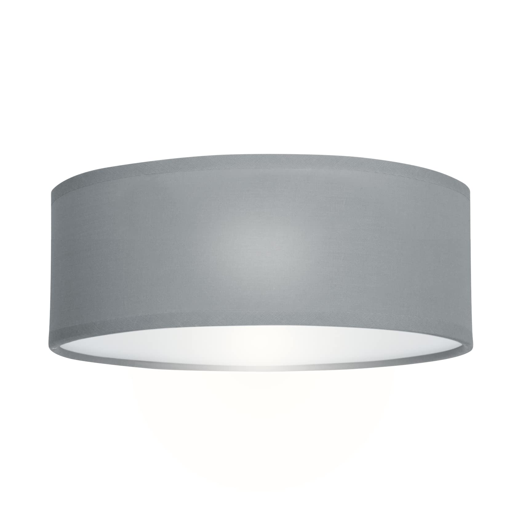 Smartwares Ceiling Light, Grey, 30 cm, 2 x E14 Bulb Fittings, Suitable for LED Bulbs