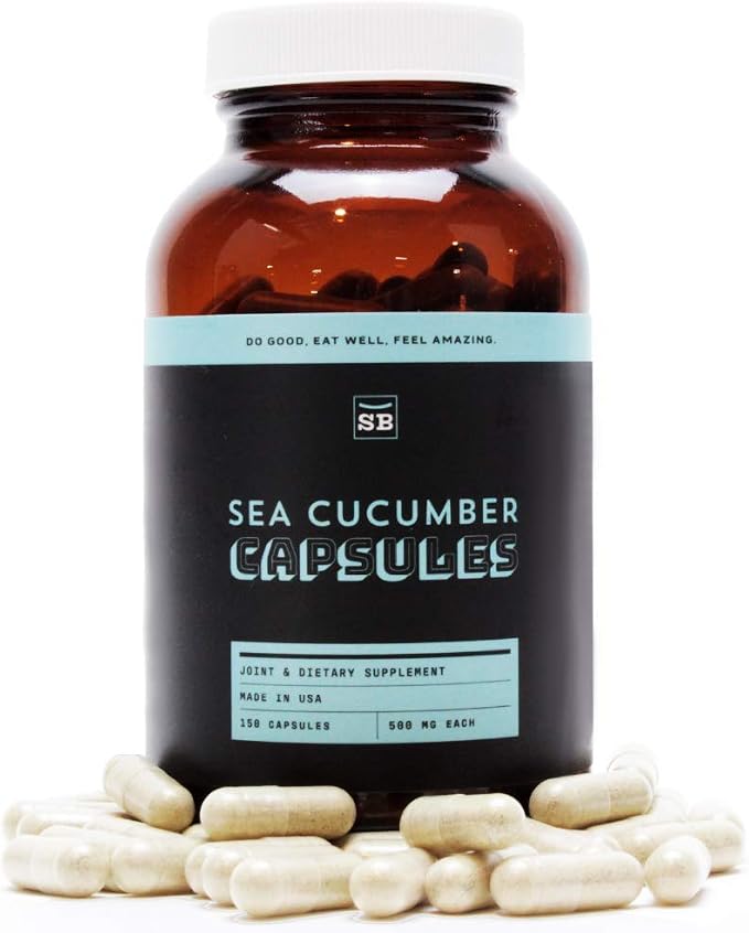 Amazon Com Sb Organics Wild Caught Sea Cucumber Supplement For Immunity Boosting Joint Relief And Reproductive Enhancement 150 Capsules Health Personal Care