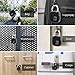 Smart Fingerprint Padlock Biometric ANYTEK P3 Waterproof Lock with Finger Print Security Touch Keyless Lock USB charge and 1 Years Standby Time for Gym Locker Suitcase Cabinet Box Black
