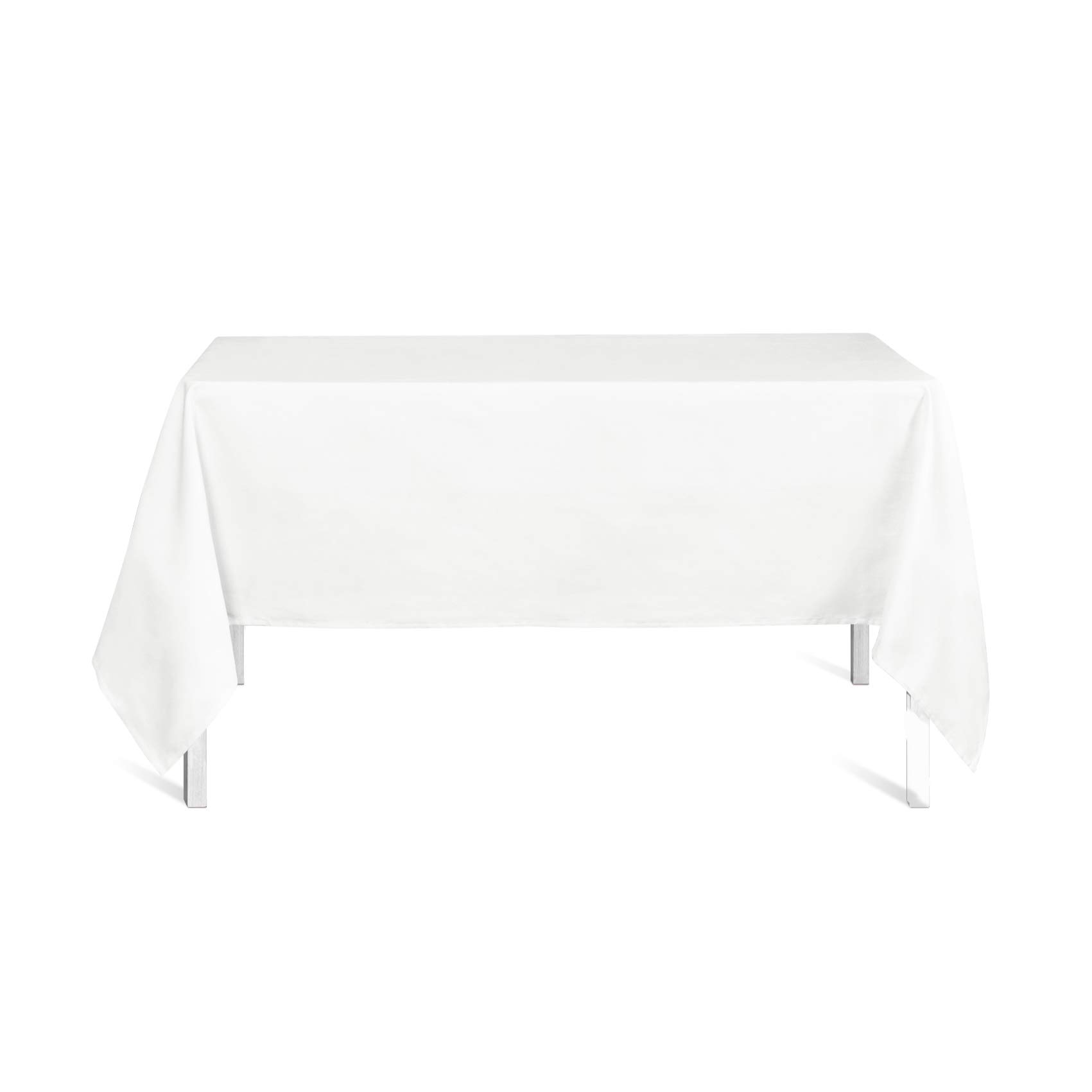 TODAY '140/200 Whipped Cream Polyester Tablecloth 140 x 200 cm, polyester, white, 140x200 cm
