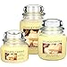 Village Candle Lemon Pound Cake 16 oz Glass Jar Scented Candle, Medium