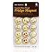 OUNONA 12Pcs 3D Refrigerator Magnets Fridge Magnets Funny Magnets for Refrigerator/Whiteboards,1.8inch