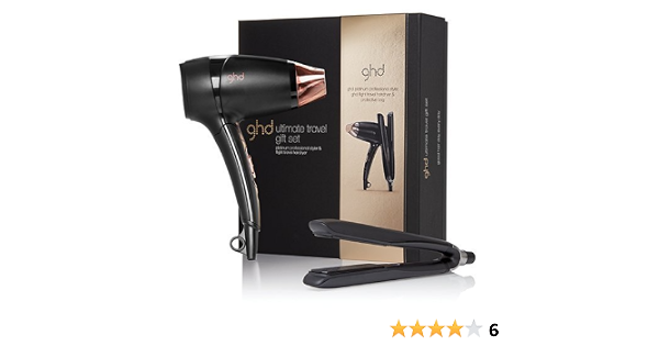 Set de viaje de ghd Platinum: plancha profesional y secador de pelo  (111016). : Amazon.es: Belleza
