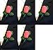 Angel Isabella Set of 5 Coral Rose Boutonniere with Pin for Prom, Party, Wedding …