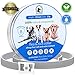 Flea Tick Collar Prevention Control for Dogs - 8 Months - Natural Herbal Non-Toxic Adjustable Flea Collar Waterproof Protection for Large Medium Small Pet Supplies Repels Fleas Lice Ticks Mosquitoes
