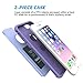 ULAK iPhone 6 Case, iPhone 6S Case Purple, Sugar Candy Series Slim Fit Silicone & Hard PC Dual Layer Anti-Slip Drop Protection Case for Apple iPhone 6 & 6S 4.7 Inch, Purple