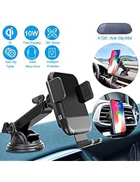 Arcbld   Cargador inalámbrico para coche, soporte de coche con sujeción automática y gravedad, ajustable