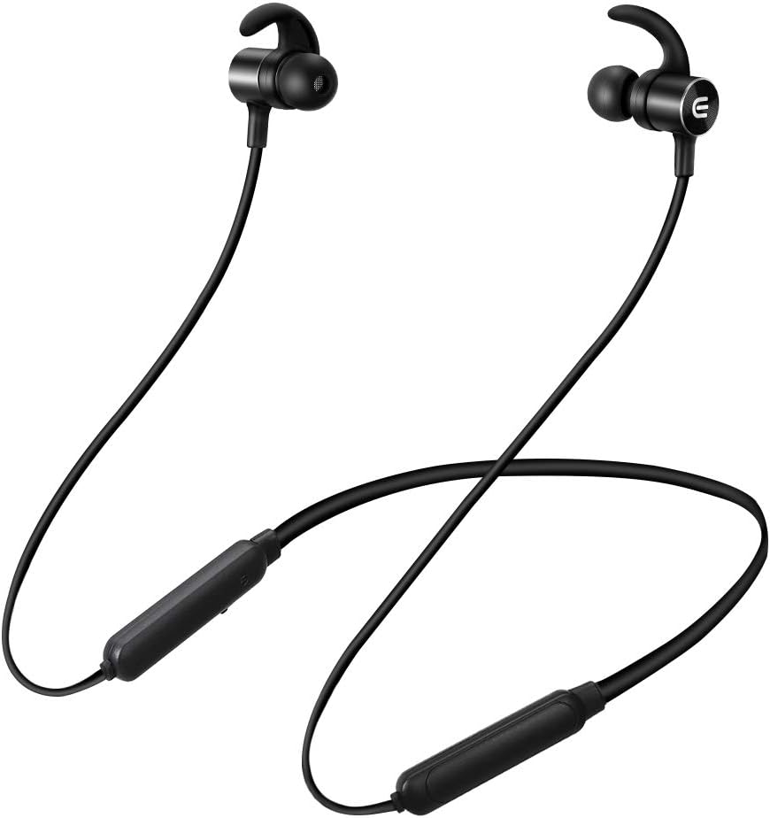Bluetooth Headphones V4.2 Hi-Fi Stereo Wireless Headphones in-Ear Earbuds, IPX7 Waterproof Wireless Earbuds Sport Magnetic Earphones with Noise Cancelling Mic for Gym, Cycling, Workout