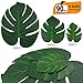 ElaDeco 90 Pcs Artificial Tropical Palm Leaves Luau Party Decoration Monstera Fake Large Green Leaf for Hawaiian Luau Party Decorations Jungle Beach Birthday Theme BBQ Party Supplies (3 Size) primary