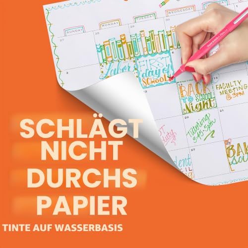 Flair Filzstifte | mittlere Spitze (0,7 mm) | blau | 5 Stück