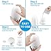 2PACK Essential Oil Diffuser, Avaspot 120ml Portable Ultrasonic Aroma Diffuser, Cool Mist Humidifier, 7 LED Colors Waterless Auto-off and Adjustable Mist Mode for Home, Office, Christmas