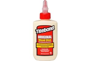 Titebond Original Wood Glue 5062, Industry Standard for Woodworking, Furniture Repair/Assembly, Construction, Home Repair or Modeling, 4 oz