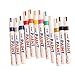 Mural Art 12 Colors Waterproof Metal Glass Fine Paint Oil Based Art Marker Pen