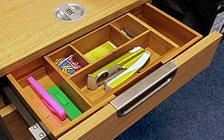 Small Space Saving Expandable Adjustable Drawer Inserts Organiser