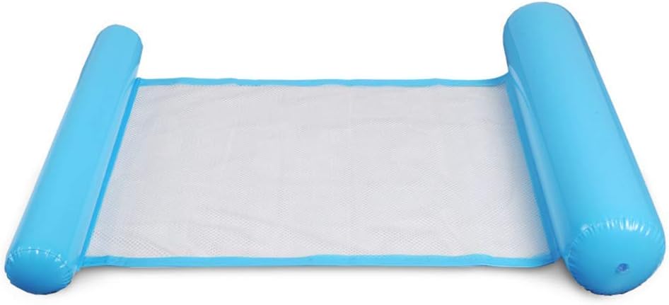 AoJuy Inflatable Floating Bed, Water Hammock Beach Mat Spring Summer Outdoor Adult Comfortable Float Swimming Pool Lounger Air Sofa