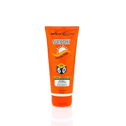GEMBLUE BIOCARE Suncoat Sunscreen Cream SPF60 200gm