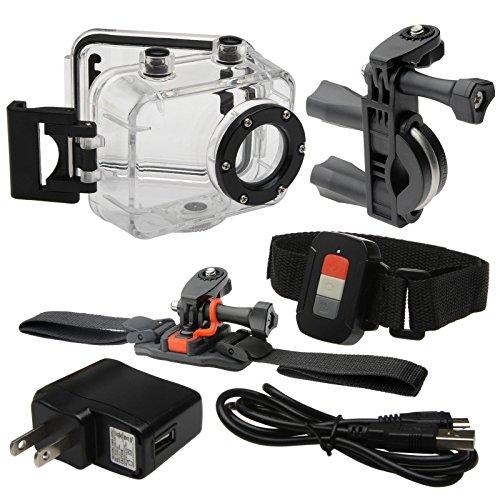 Vivitar DVR786HD 1080p HD Waterproof Action Video Camera Camcorder