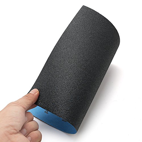 80 Grit Dry Wet Sandpaper Sheets by LotFancy 9 x 11" Silicon Carbide