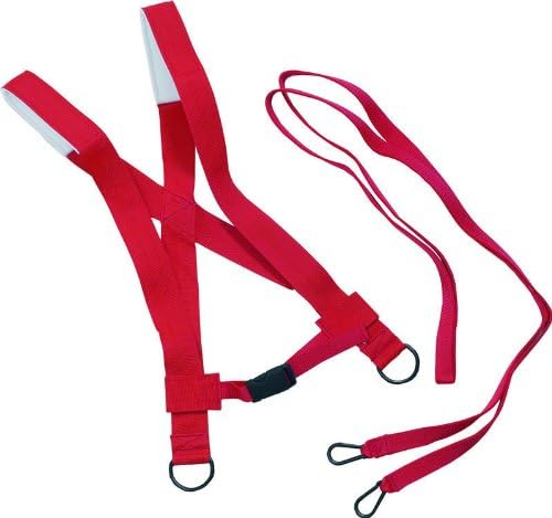 Sprint Resistor Agility Harness With Common Leash - Quickness, Power, Speed, Resistance - All Sports - Professional Grade (Medium)
