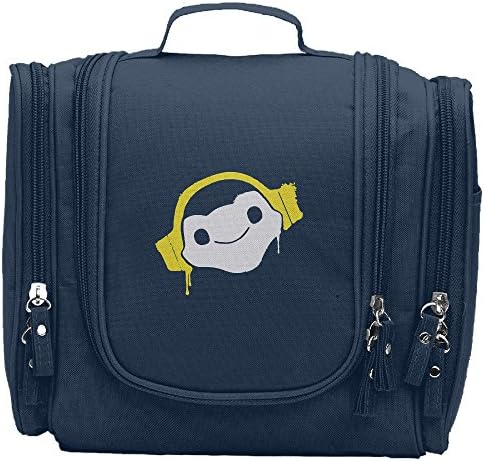 Travel Toiletry Bags Lucio Headphones Spray Washable Bathroom Storage Hanging Cosmetic/Grooming Bag For Household Business Vacation, Multi Compartments, Waterproof Lining