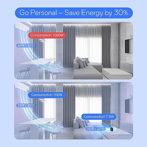 Evapolar evaCHILL Portable Air Conditioners - Portable AC Unit - Small Personal Evaporative Air Cooler & Fan for Desk, Office, Car, Camping, Grey
