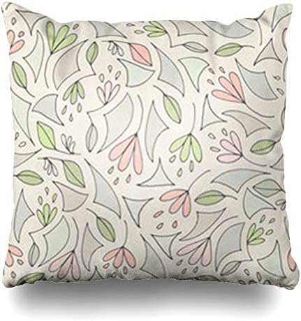 ArtsDecor Throw Pillow Covers Lovely Pink Pretty Floral Pattern Many More Natural Abstract Adorable Baby Botanical Art Home Decor Cushion Square Size 18" x 18" Zippered Sofa Pillowcase