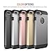 Trianium Protanium Series iPhone 7 Plus Case with Heavy Duty Protection [GXD Impact Gel] Extreme shock-absorption Tri-layer protective frame covers for Apple iPhone 7 Plus & 6 Plus & 6S Plus - Silver
